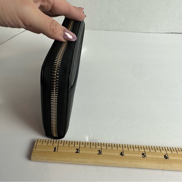 Kate Spade NWT Leila Pebble Leather Large Continental Wallet Black - Picture 15 of 16